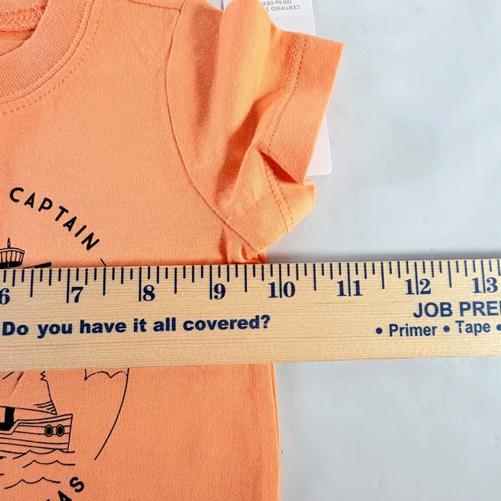 Carters Baby Boys Size 6M Cutest Little Captain Nautical 3 Piece Outfit Set - Picture 8 of 12